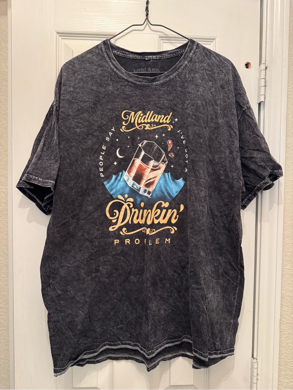 Midland Drinkin’ Problem Concert Charcoal T-Shirt Country Music Tee - Size XXL